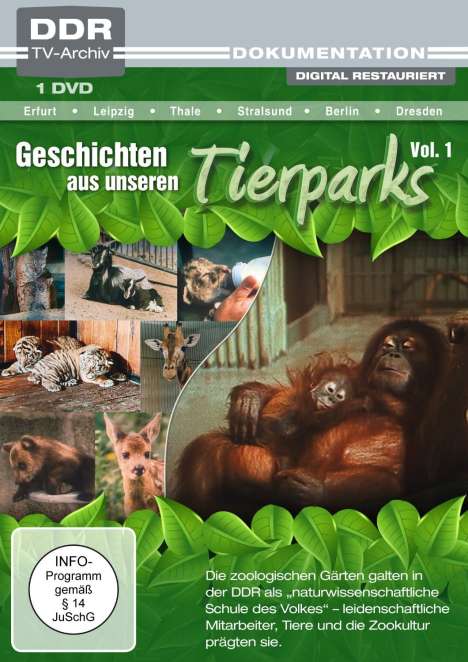 Geschichten aus unseren Tierparks Vol. 1, DVD