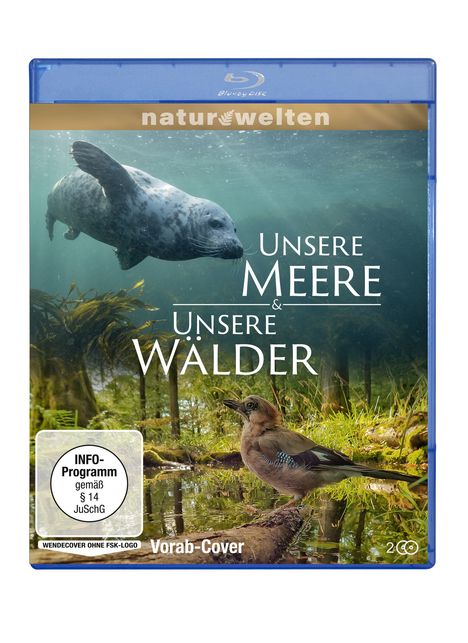 Unsere Meere / Unsere Wälder (Blu-ray), 2 Blu-ray Discs