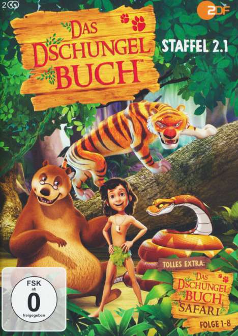 Das Dschungelbuch Staffel 2 Box 1, 2 DVDs