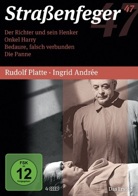 Straßenfeger Vol.47: Der Richter und sein Henker / Onkel Harry / Bedaure, falsch verbunden / Die Panne, 4 DVDs