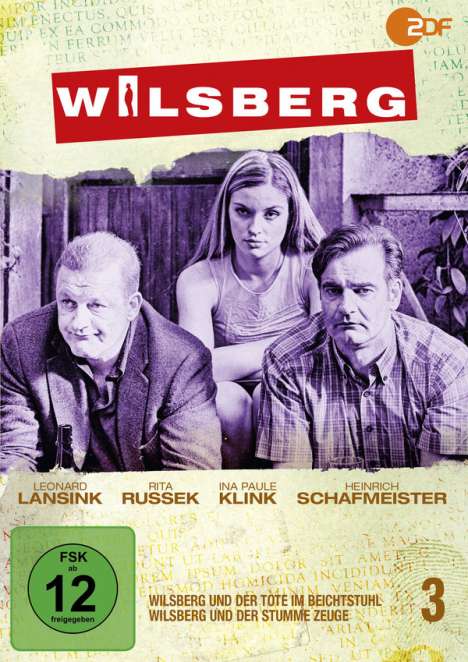 Wilsberg DVD 3: Wilsberg und der Tote im Beichtstuhl / Wilsberg und der stumme Zeuge, DVD