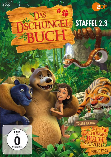 Das Dschungelbuch Staffel 2 Box 3, 2 DVDs