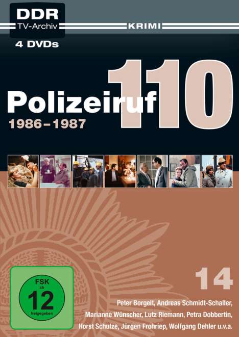 Polizeiruf 110 Box 14, 4 DVDs