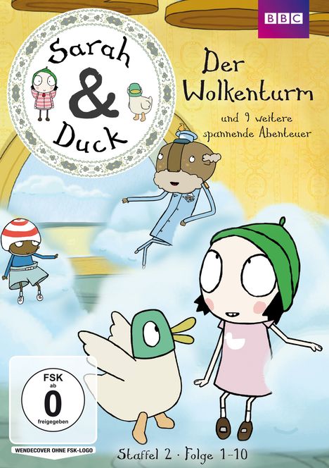 Sarah &amp; Duck Staffel 2 (Folge 01-10) Der Wolkentraum, DVD