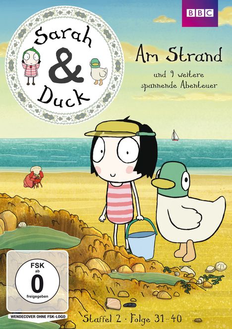 Sarah &amp; Duck Staffel 2 (Folge 31-40) Am Strand, DVD