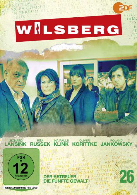 Wilsberg DVD 26: Der Betreuer / Die fünfte Gewalt, DVD