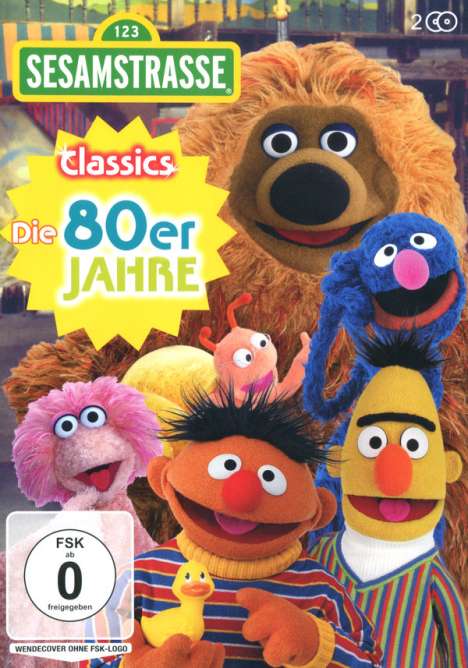 Sesamstrasse Classics: Die 80er Jahre, 2 DVDs