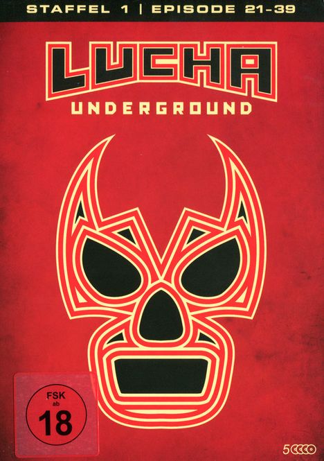 Lucha Underground Staffel 1 Box 2, 5 DVDs