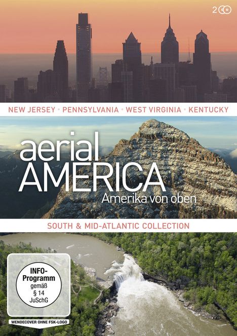 Aerial America - Amerika von oben: South and Mid-Atlantic Collection, 2 DVDs