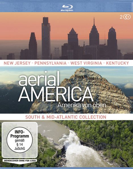 Aerial America - Amerika von oben: South and Mid-Atlantic Collection (Blu-ray), 2 Blu-ray Discs
