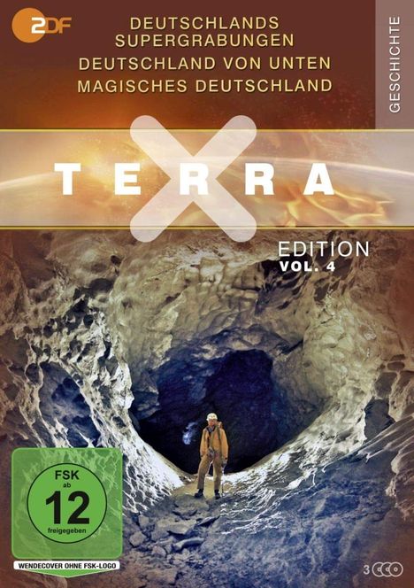 Terra X Vol. 4: Deutschlands Supergrabungen / Deutschland von unten / Magisches Deutschland, 3 DVDs