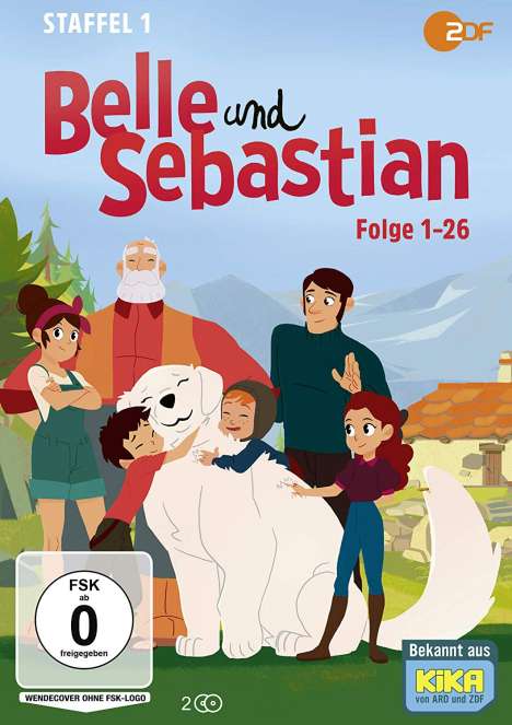 Belle und Sebastian Staffel 1 (Folge 01-26), 2 DVDs