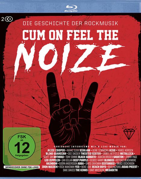 Cum On Feel The Noize - Die Geschichte der Rockmusik (Blu-ray), 2 Blu-ray Discs