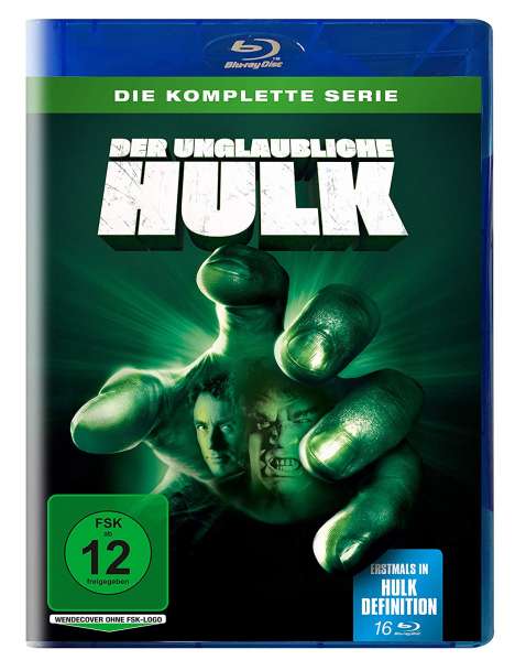Der unglaubliche Hulk (Komplette Serie) (Blu-ray), 16 Blu-ray Discs