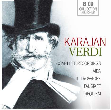Herbert von Karajan - Verdi (Gesamtaufnahmen), 8 CDs