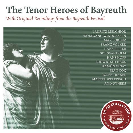 The Tenor Heroes of Bayreuth, 10 CDs