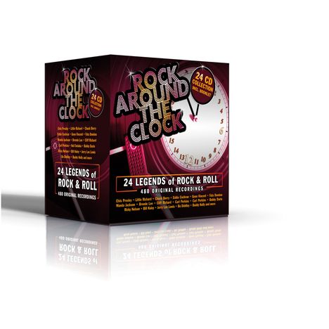 Rock Around The Clock: 24 Legends Of The Rock & Roll Era (Box-Set), 24 CDs