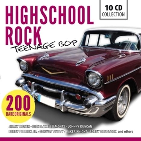 Highschool Rock - Teenage Bop, 10 CDs