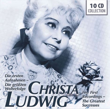Christa Ludwig - Die ersten Aufnahmen / Die größten Welterfolge, 10 CDs