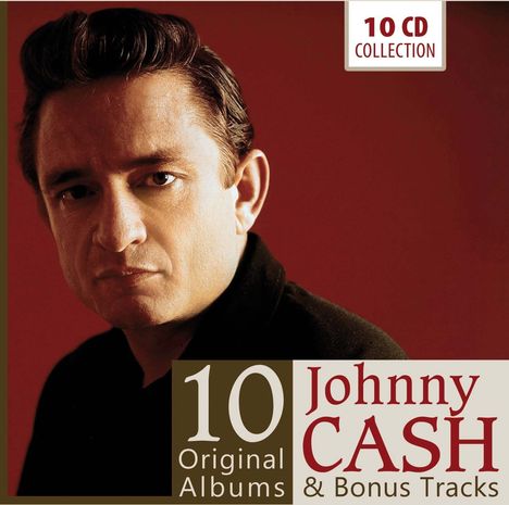 Johnny Cash: 10 Original Albums &amp; Bonus Tracks, 10 CDs
