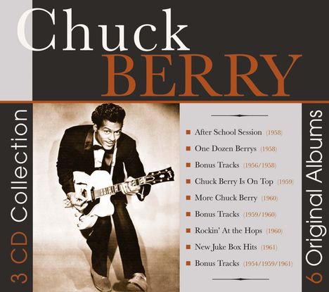 Chuck Berry: 6 Original Albums, 3 CDs