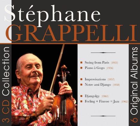 Stephane Grappelli (1908-1997): 6 Original Albums, 3 CDs