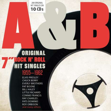 Original 7" Rock'n'Roll Hit Singles A &amp; B, 10 CDs