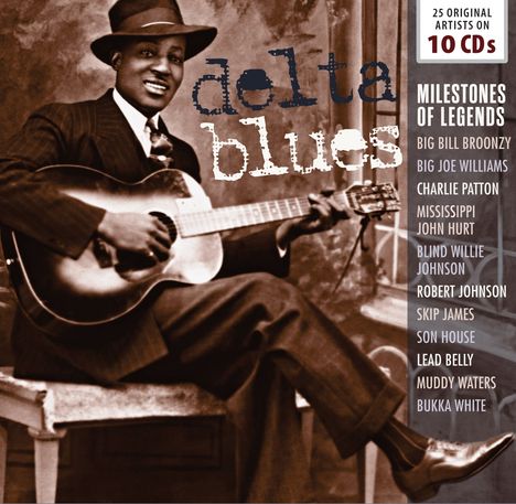 Blues Sampler: Delta Blues (Milestones Of Legends), 10 CDs