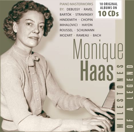 Monique Haas - Milestones of a Legend, 10 CDs