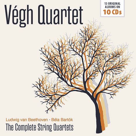 Vegh Quartett - The Complete String Quartets (Beethoven / Bartok), 10 CDs