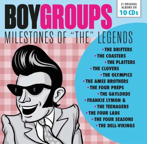 Boygroups: Milestones Of The Legends, 10 CDs