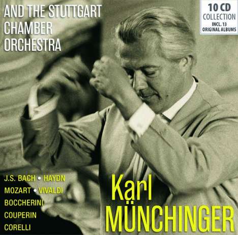 Karl Münchinger und das Stuttgarter Kammerorchester, 10 CDs