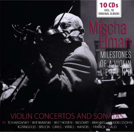 Mischa Elman - Milestones of a Legend, 10 CDs