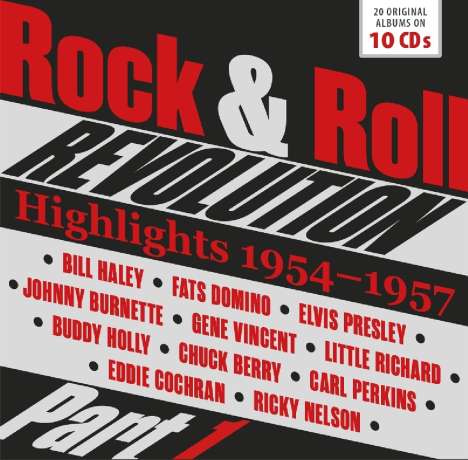 Rock &amp; Roll Revolution: Highlights 1954 - 1957 (Part 1), 10 CDs