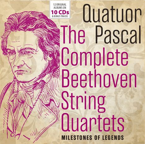 Ludwig van Beethoven (1770-1827): Streichquartette Nr.1-16, 10 CDs