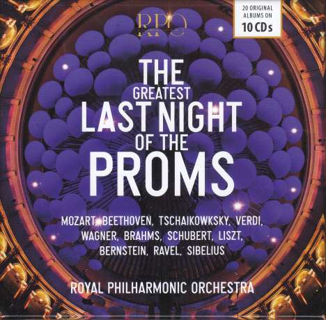 The Greatest Last Night of the Proms, 10 CDs