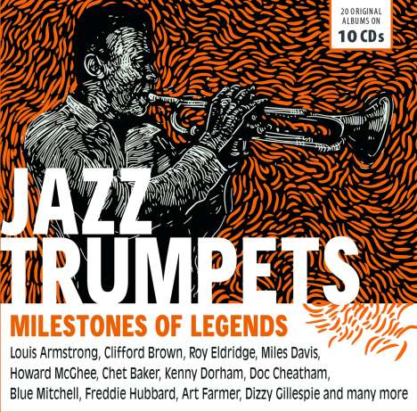 Jazz Trumpets - Milestones Of Legends, 10 CDs