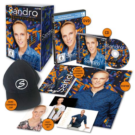 Sandro (Schlager): Rendezvous (Limited-Fanbox), 1 CD und 1 DVD