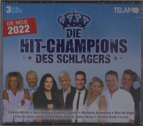 Die Hit-Champions des Schlager: Die Neue 2022, 3 CDs
