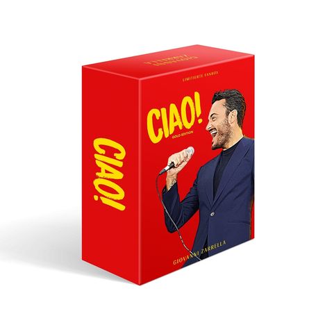 Giovanni Zarrella: CIAO! (Gold Edition) (limitierte Fanbox), 2 CDs und 1 Merchandise