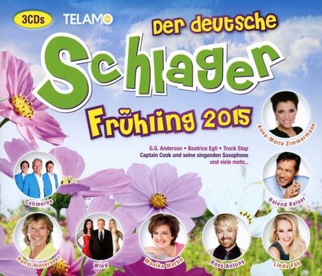 Der deutsche Schlager-Frühling 2015, 3 CDs