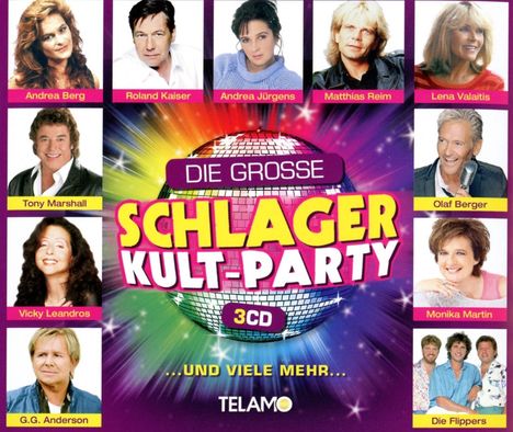 Die große Schlager Kult-Party, 3 CDs