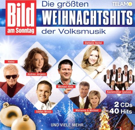 Bild am Sonntag: Die größten Weihnachtshits der Volksmusik, 2 CDs