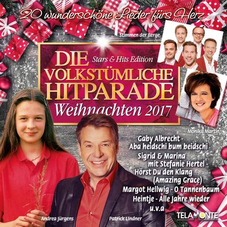 Die volkstümliche Hitparade: Weihnachten 2017, CD