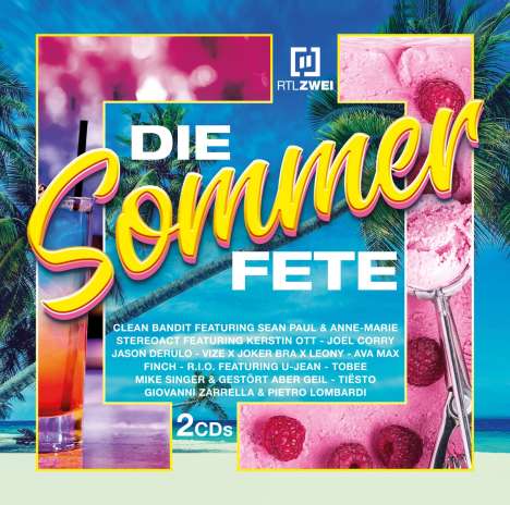 RTLZWEI: Die Sommer Fete, 2 CDs