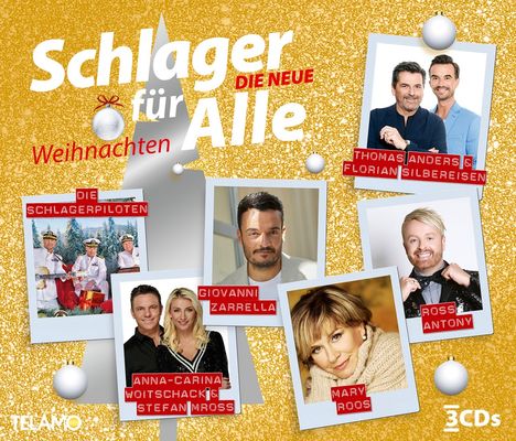 Schlager für Alle: Weihnachten 2021, 3 CDs