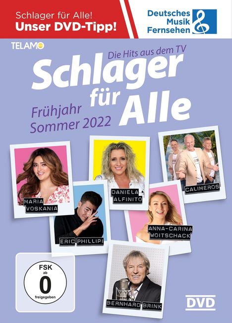 Schlager für Alle: Frühjahr/Sommer 2022, DVD