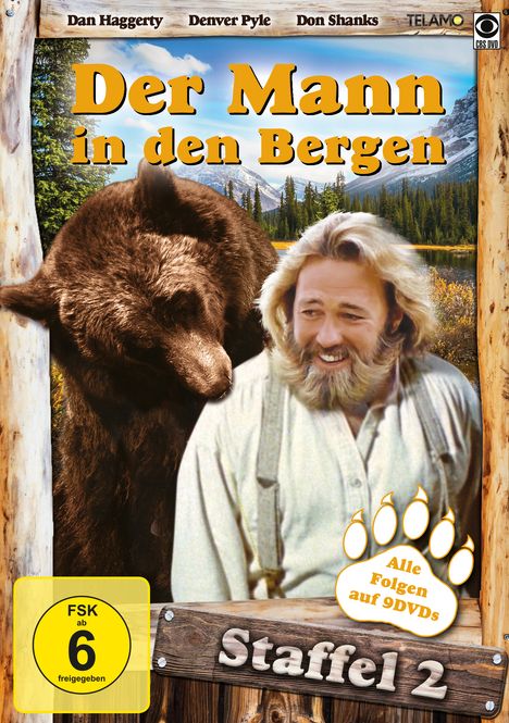 Der Mann in den Bergen Staffel 2, 9 DVDs