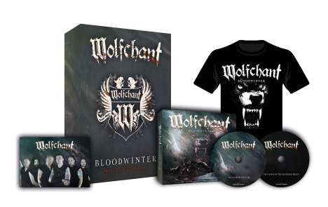Wolfchant: Bloodwinter (Limited-Special-Deluxe-Box + Shirt Gr.XL), 2 CDs und 1 T-Shirt