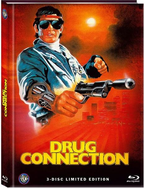 Drug Connection - A Man from Holland (Blu-ray &amp; DVD im Mediabook), 1 Blu-ray Disc und 2 DVDs